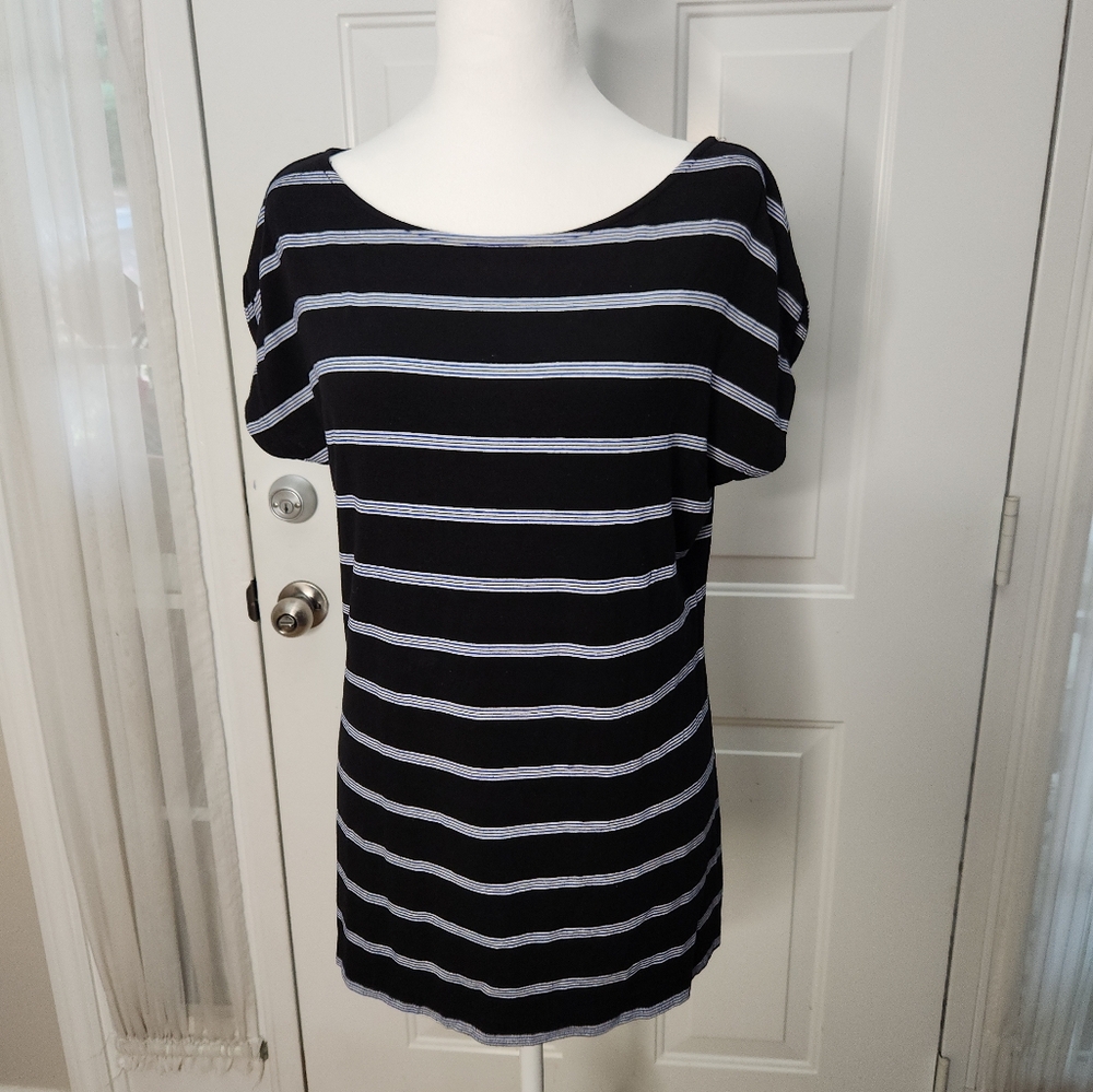 LIz Claiborne Striped Shirt Size Medium
